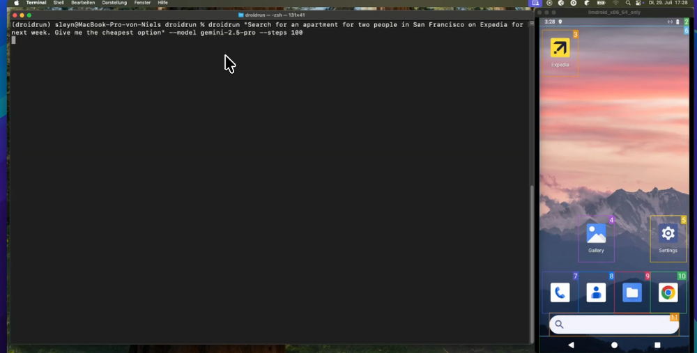 Droidrun Screenshot 1