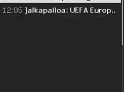 Searching in schedule view