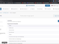 Custom checklists in DroneDeck