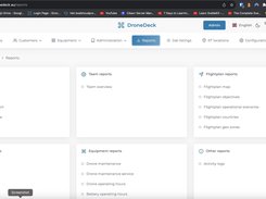 Extensive reporting in DroneDeck