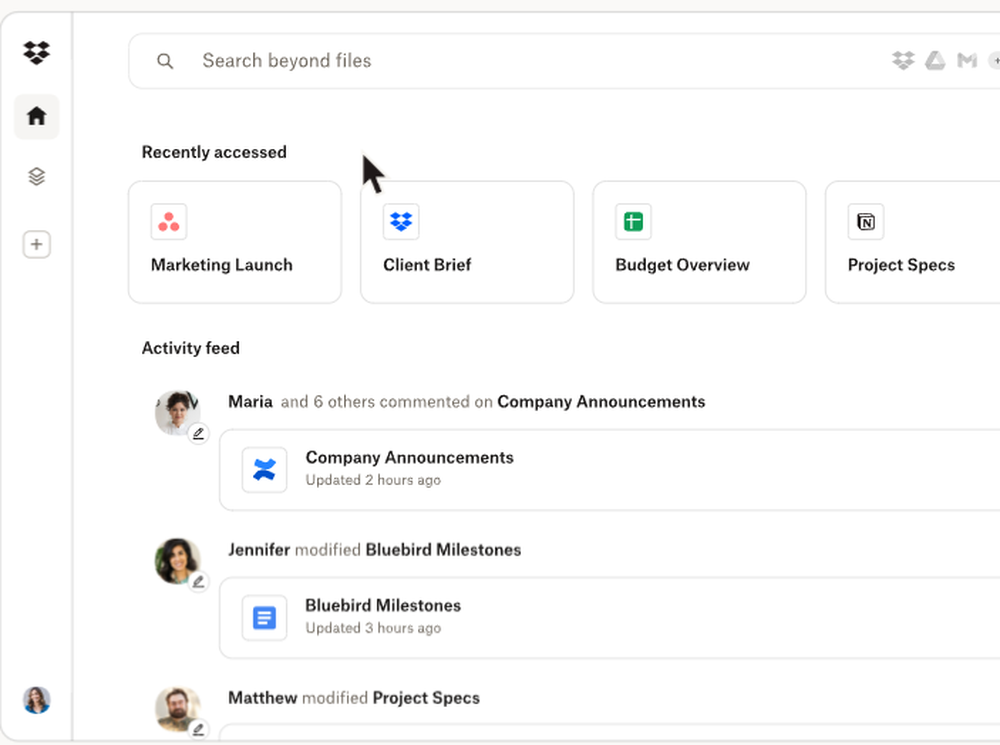 Dropbox Dash Screenshot 1