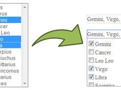 Transform SELECT into dynamic dropdown