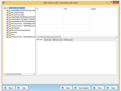 DRS EDB to PST Converter Screenshot 1