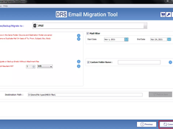 DRS Email Migration Software Screenshot 1