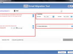 DRS Email Migration Software Screenshot 1