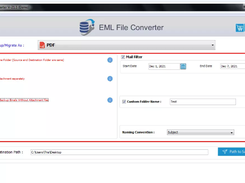 DRS EML to PDF Converter Screenshot 1