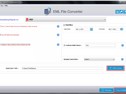 DRS EML to PDF Converter Screenshot 1