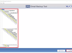 DRS Gmail Backup Tool Screenshot 1