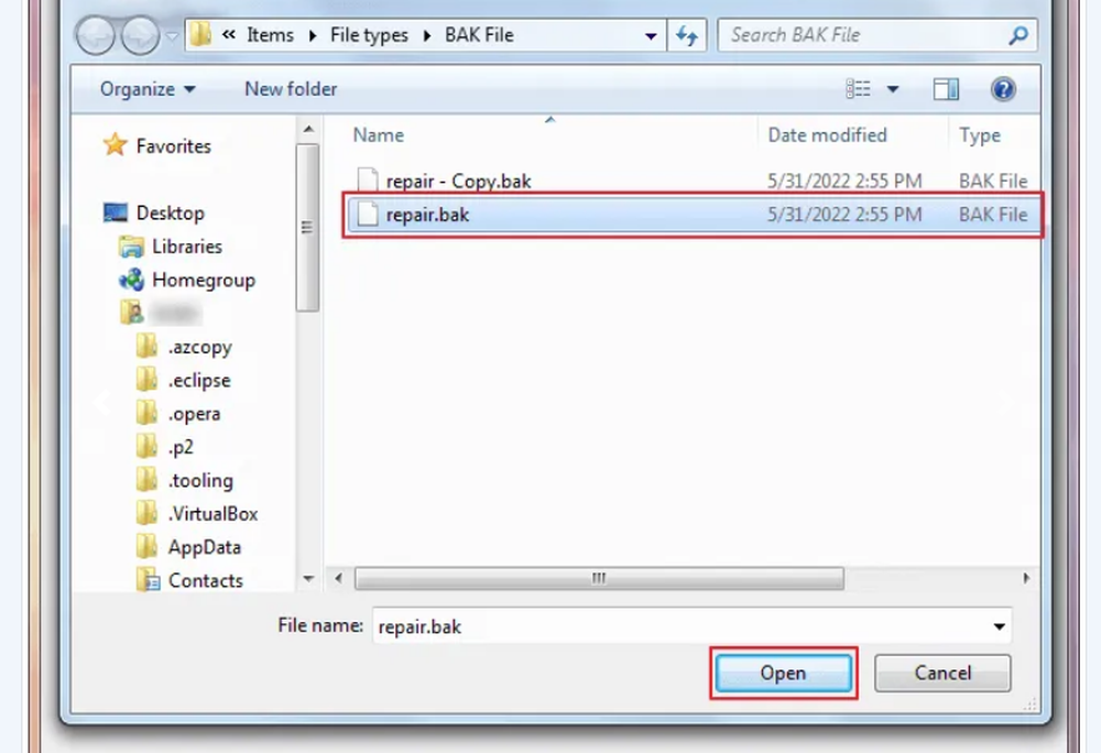 DRS SQL Backup Recovery Tool Screenshot 1