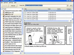 The main screenshot of dRSSReader