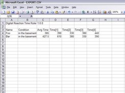 Export to CSV