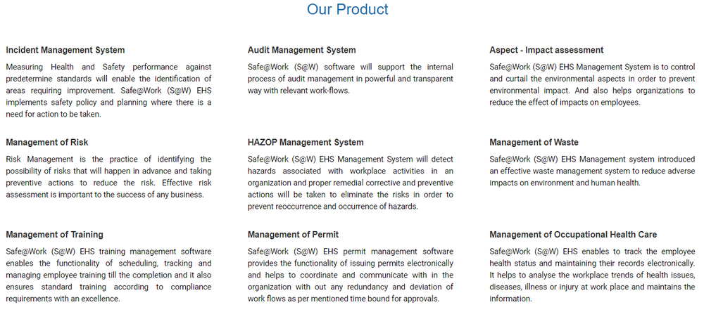 Safe@Work Screenshot 1