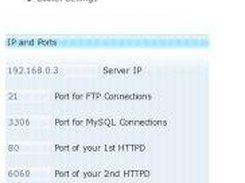 User Interface (Socket Settings)