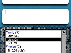 The buddylist inside DSAIM.