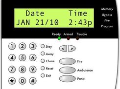 Virtual Alarm Keypad
