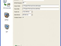 easyTranscode - Settings