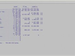 Sample output (limited to two levels deep)