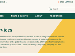 DTCC Data Services Screenshot 1