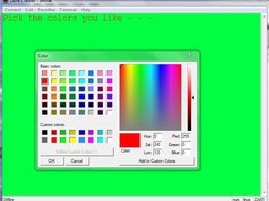 DTelnet Colors your preferences