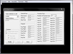 DTelnet configurable keyboard handling