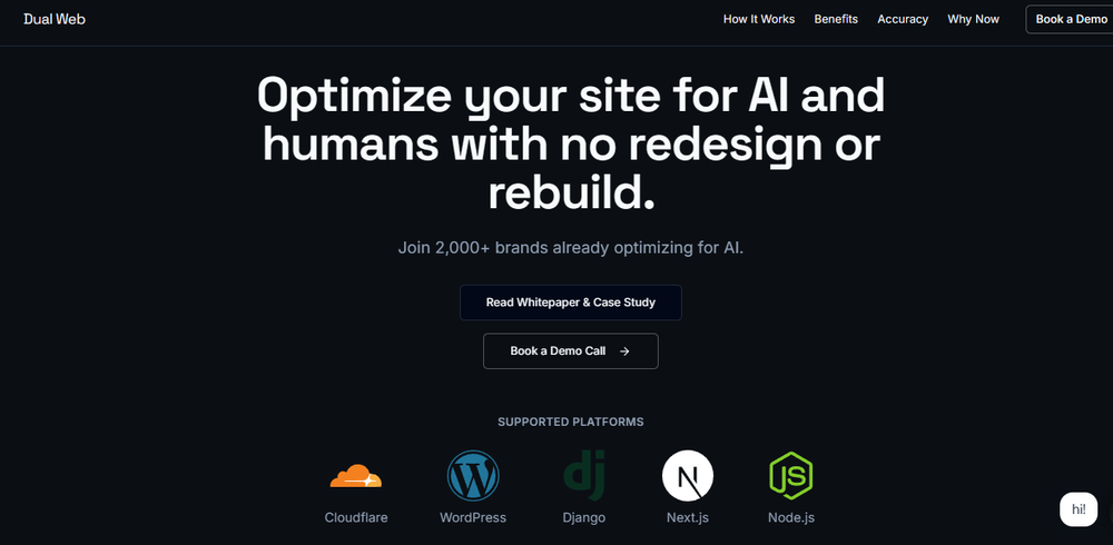 Dual Web Screenshot 1