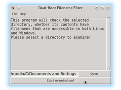 Start screen