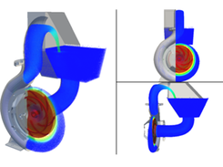 Complex Fluid Structure Interaction (Simulating Driven Pump in 3-D)
