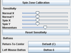 DualStrike Mouse GUI running on Windows 7