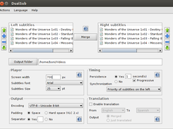 DualSub GUI, Ubuntu 13.10