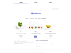 Dubsado: Proposal + Contract + Invoice package