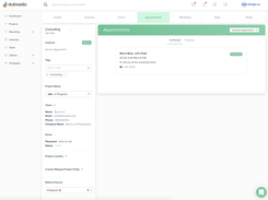 Dubsado Project Appointments