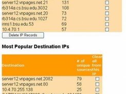 File information tabels