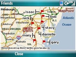 Map of buddies