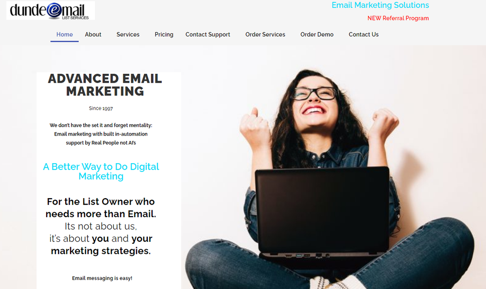 Dundee Mailing List Services Screenshot 1