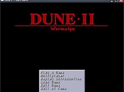 The main menu, with the english language file loaded
