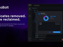 Track scans, duplicates, reclaimed space, and deletion activity — with quick access to review and restore past deletions.