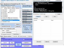 Execute command or scripts on selected servers
