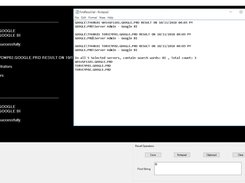 Run result and search keyword in result, show servers that contain keywords