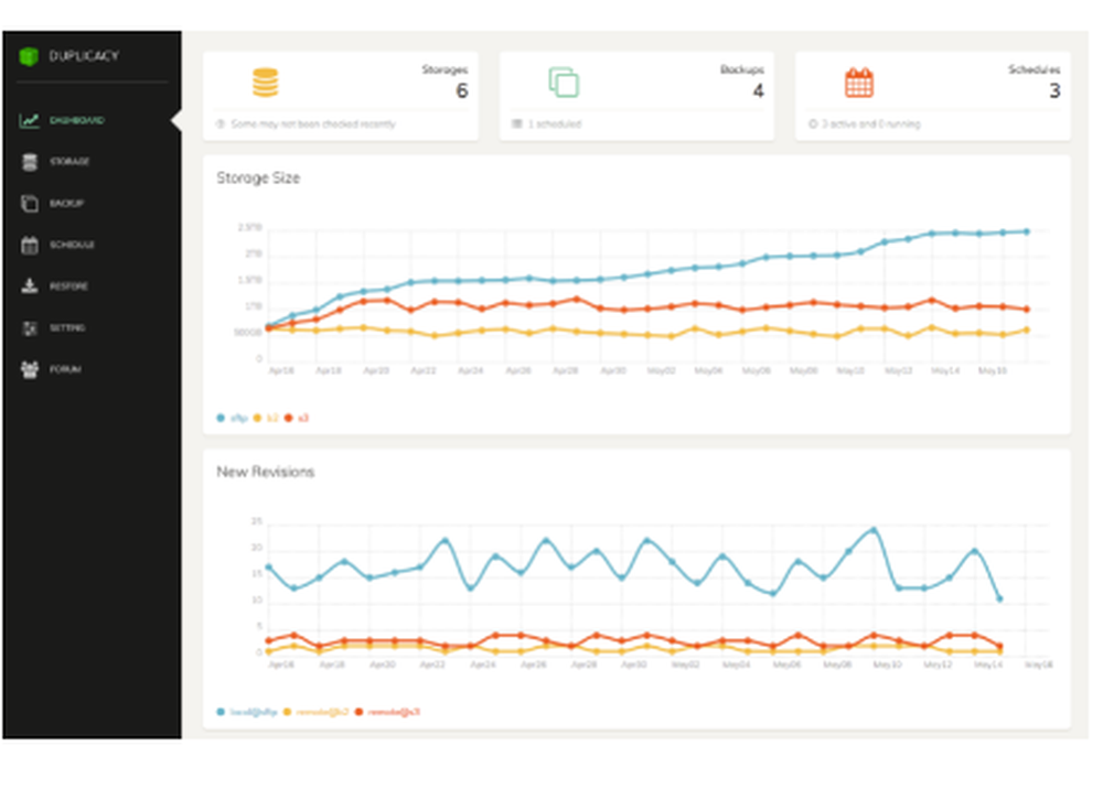 Duplicacy Screenshot 1