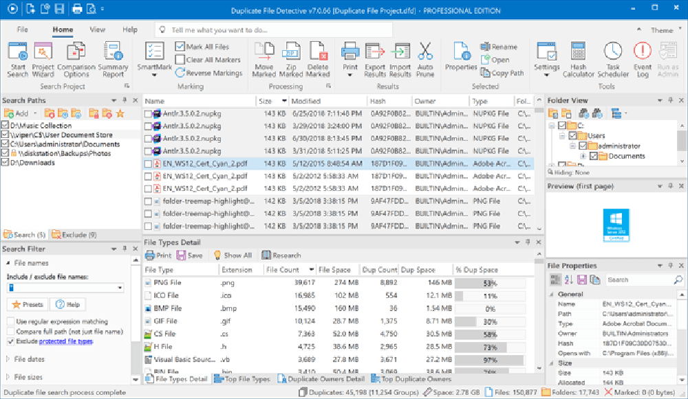 Duplicate File Detective Screenshot 1