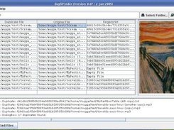 dupliFinder 0.07 on Linux