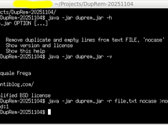 It works also from command-line.