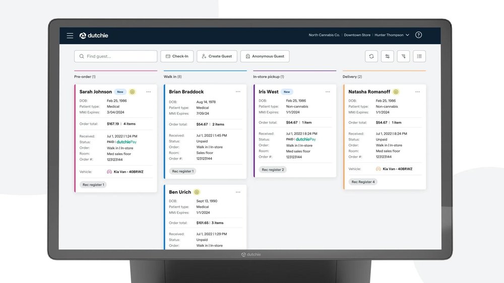 Dutchie Point of Sale. Built for cannabis retailers.