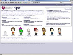 DutchPIPE in action on the Dutchpipe.org home page
