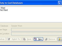 Database configuration.