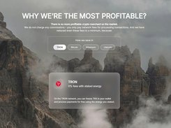 We do not charge any commissions - you only pay network fees for processing transactions. And we have reduced even these fees to a minimum