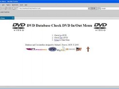 Check DVD In or Out