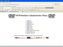Administrative Menu