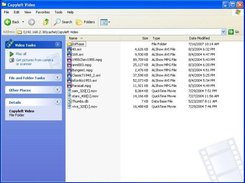 From Windows XP, only 5MB of disk space is used, all purged