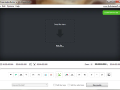 DVDVideoSoft Free Audio Editor Screenshot 1